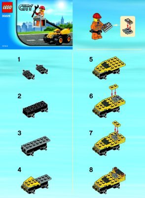 Building Instructions - LEGO - 30229 - Repair Lift: Page 1