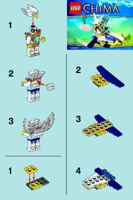 Building Instructions - LEGO - 30250 - Ewar’s Acro Fighter: Page 1