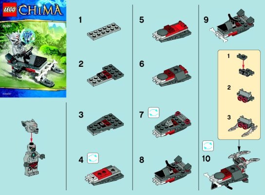 Building Instructions - LEGO - 30251 - Winzar’s Pack Patrol: Page 1