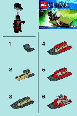 Building Instructions - LEGO - 30252 - Crug’s Swamp Jet: Page 1