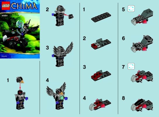 Building Instructions - LEGO - 30254 - Razcal’s Double-Crosser: Page 1