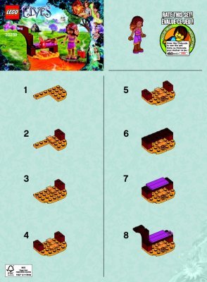 Building Instructions - LEGO - 30259 - Azari’s Magic Fire: Page 1