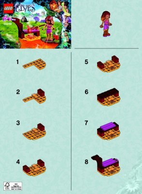 Building Instructions - LEGO - 30259 - Azari’s Magic Fire: Page 1