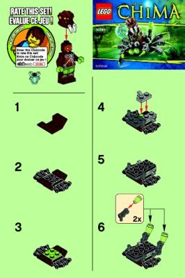 Building Instructions - LEGO - 30263 - Spider Crawler: Page 1