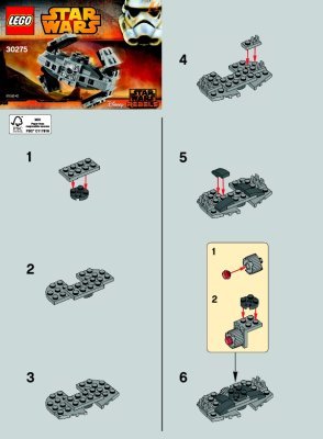 Building Instructions - LEGO - 30275 - TIE Advanced Prototype™: Page 1