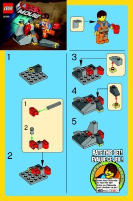 Building Instructions - LEGO - 30280 - The piece of resistance: Page 1