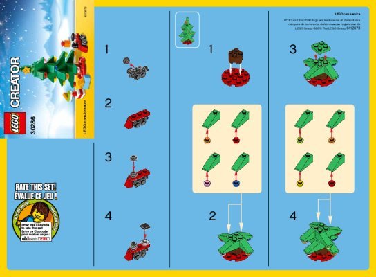 Building Instructions - LEGO - 30286 - Christmas Tree: Page 1