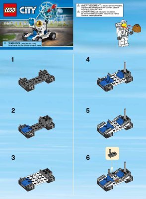 Building Instructions - LEGO - 30315 - Space Vehicle: Page 1