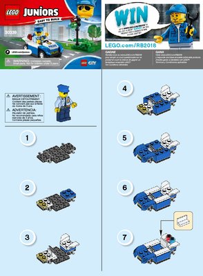 Building Instructions - LEGO - 30339 - Traffic Light Patrol: Page 1