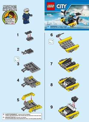 Building Instructions - LEGO - 30346 - Prison Island Helicopter: Page 1