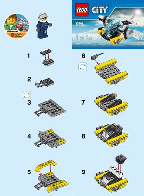 Building Instructions - LEGO - 30346 - Prison Island Helicopter: Page 1