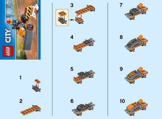 Building Instructions - LEGO - 30353 - Tractor: Page 1