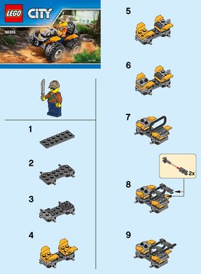 Building Instructions - LEGO - 30355 - Jungle ATV: Page 1