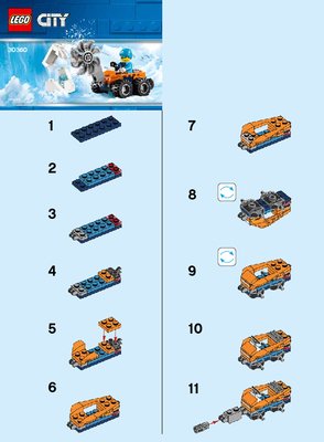 Building Instructions - LEGO - 30360 - Arctic Ice Saw: Page 1