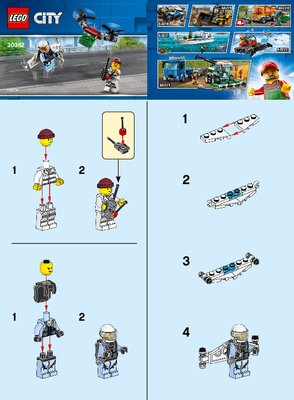 Building Instructions - LEGO - 30362 - Sky Police Jetpack: Page 1