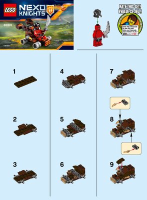 Building Instructions - LEGO - 30374 - The Lava Slinger: Page 1