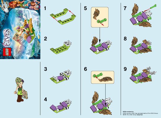 Building Instructions - LEGO - 30375 - Sira's Adventurous Airglider: Page 1