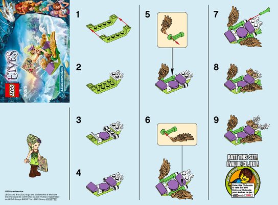 Building Instructions - LEGO - 30375 - Sira's Adventurous Airglider: Page 1