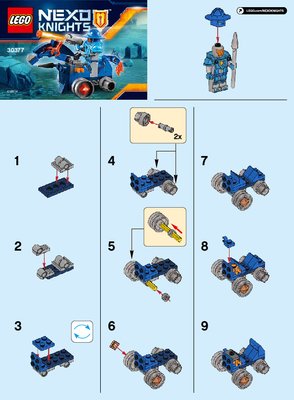 Building Instructions - LEGO - 30377 - Motor Horse: Page 1