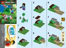 Building Instructions - LEGO - 30393 - Minecraft™ Steve and Creeper™ Set: Page 1