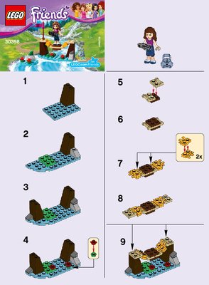 Building Instructions - LEGO - 30398 - Adventure Camp Bridge: Page 1