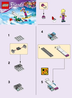 Building Instructions - LEGO - 30402 - Snowboard Tricks: Page 1