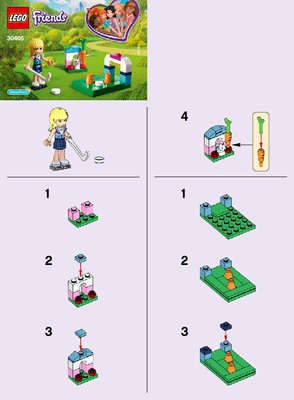 Building Instructions - LEGO - 30405 - Stephanie's Hockey Practice: Page 1