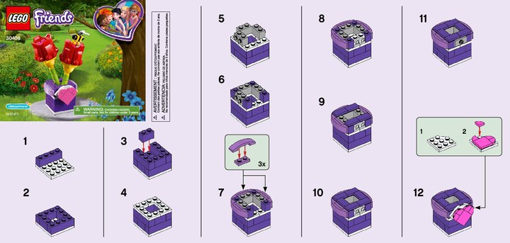 Building Instructions - LEGO - 30408 - Tulips: Page 1