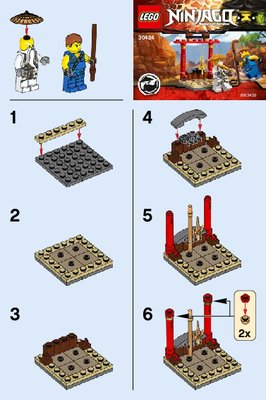 Building Instructions - LEGO - 30424 - WU-CRU Training Dojo: Page 1