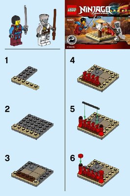 Building Instructions - LEGO - 30425 - CRU Masters' Training Grounds: Page 1