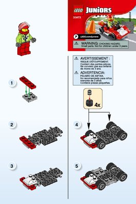 Building Instructions - LEGO - 30473 - Racer: Page 1