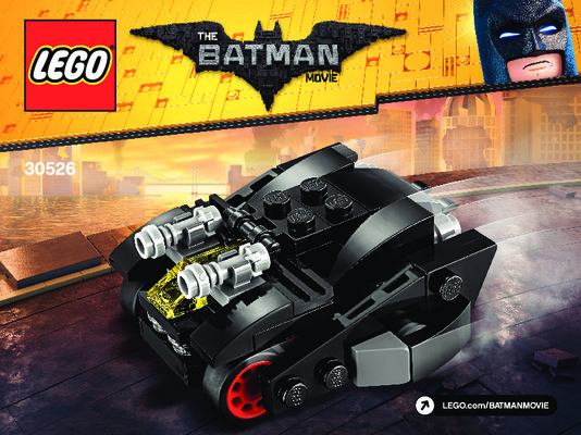 Building Instructions - LEGO - 30526 - The Mini Ultimate Batmobile: Page 1