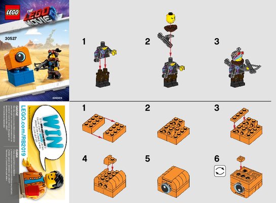 Building Instructions - LEGO - 30527 - Lucy vs. Alien Invader: Page 1