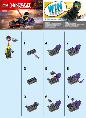 Building Instructions - LEGO - 30531 - Sons of Garmadon: Page 1