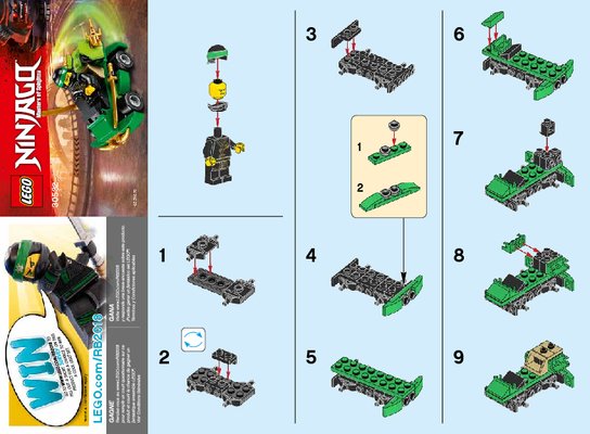 Building Instructions - LEGO - 30532 - TURBO: Page 1