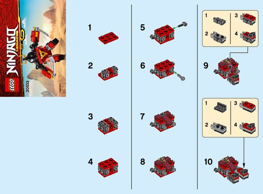 Building Instructions - LEGO - 30533 - Sam-X: Page 1