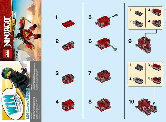 Building Instructions - LEGO - 30533 - Sam-X: Page 1