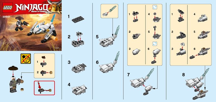 Building Instructions - LEGO - 30547 - Dragon Hunter: Page 1