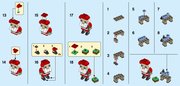 Building Instructions - LEGO - 30573 - Santa: Page 2