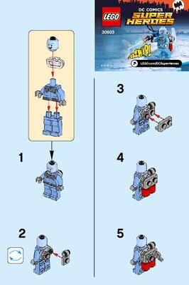 Building Instructions - LEGO - DC Comics Super Heroes - 30603 - FREE: Batman™ Classic TV Series - Mr. Freeze™: Page 1