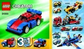 Building Instructions - LEGO - 31000 - Mini Speeder: Page 1