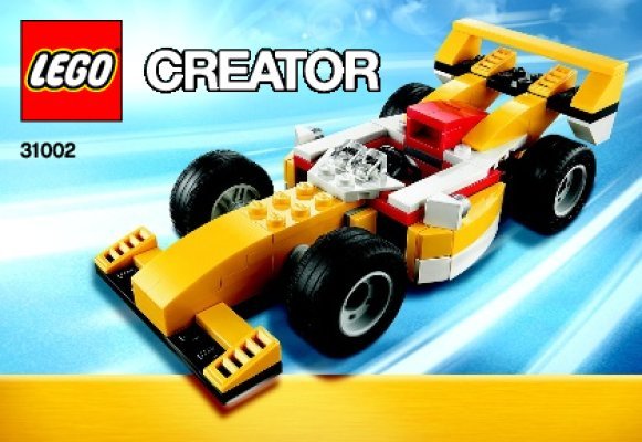 Building Instructions - LEGO - Creator - 31002 - Super Racer: Page 1