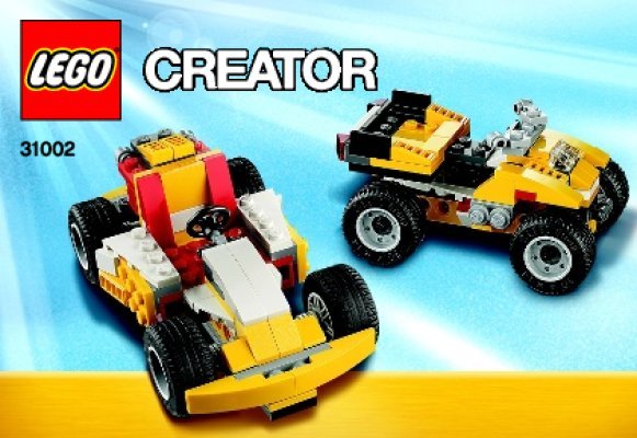 Building Instructions - LEGO - Creator - 31002 - Super Racer: Page 1