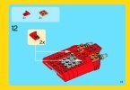 Building Instructions - LEGO - Creator - 31003 - Red Rotors: Page 13