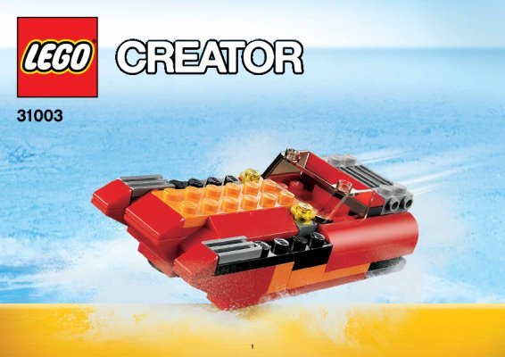 Building Instructions - LEGO - Creator - 31003 - Red Rotors: Page 1