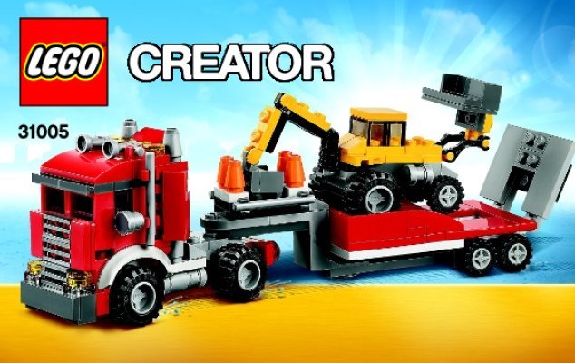 Building Instructions - LEGO - Creator - 31005 - Construction Hauler: Page 1