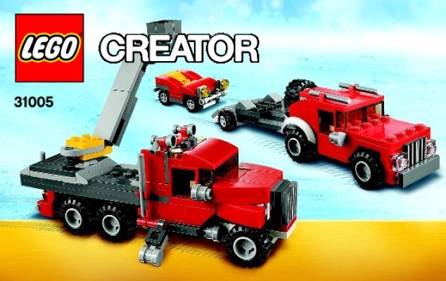 Building Instructions - LEGO - Creator - 31005 - Construction Hauler: Page 1