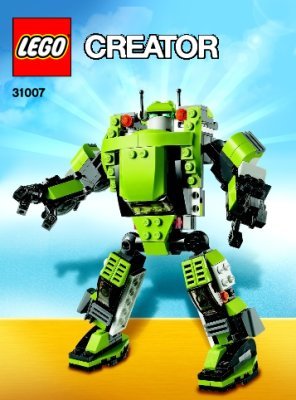 Building Instructions - LEGO - Creator - 31007 - Power Mech: Page 1