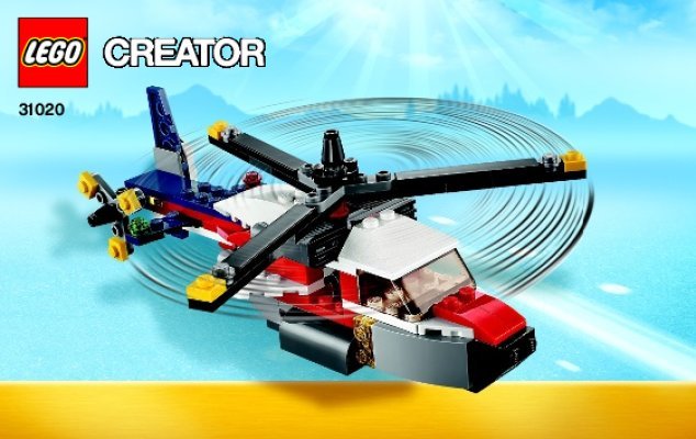 Building Instructions - LEGO - Creator - 31020 - Twinblade Adventures: Page 1