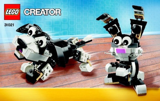 Building Instructions - LEGO - Creator - 31021 - Furry Creatures: Page 1